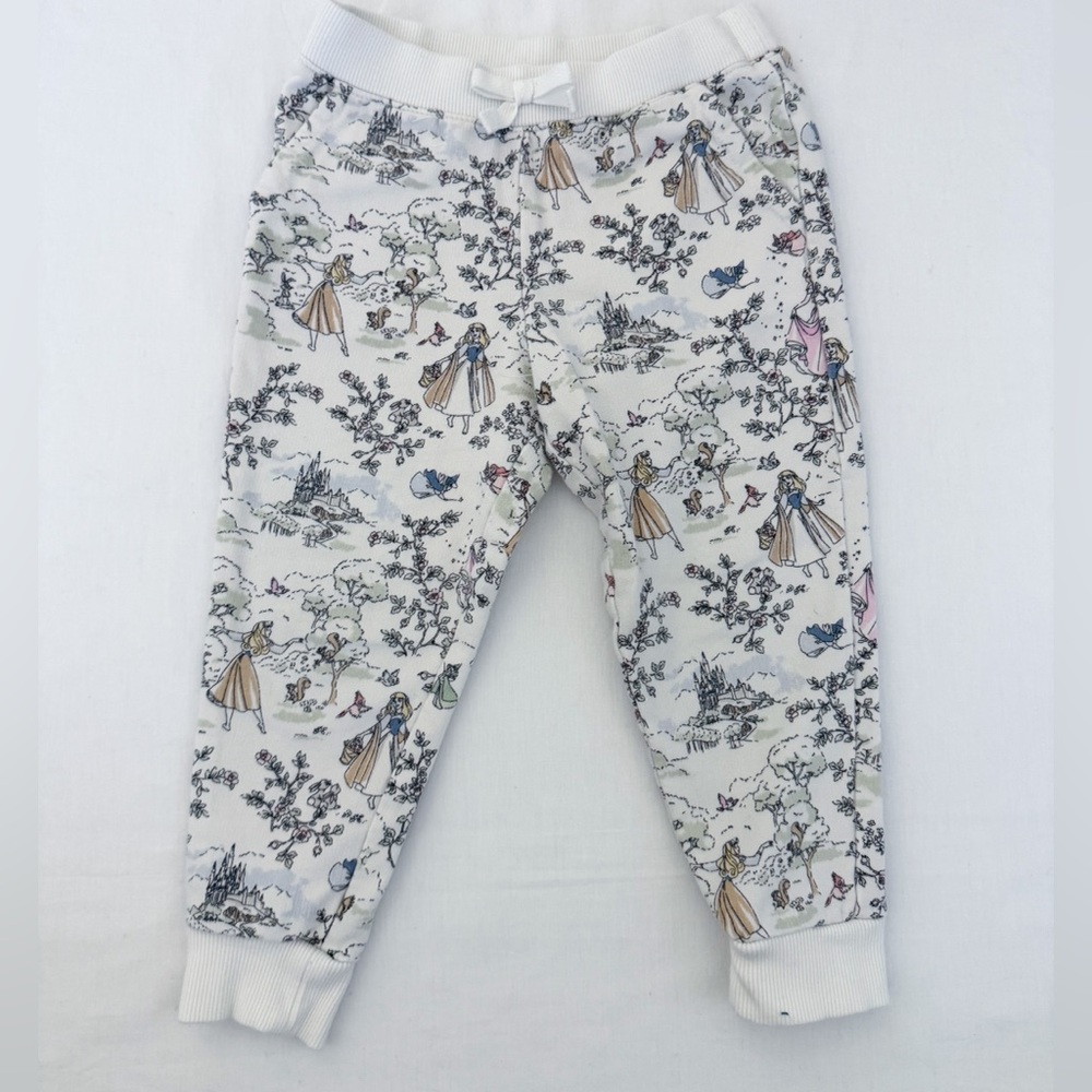 Janie and Jack Disney Aurora Toile Jogger Toddler Girl Size 3